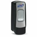 Gojo 8728-06-EA Purell Hand Sanitizer Dispenser ADX-7 700 mL Chrome / Black 2494029